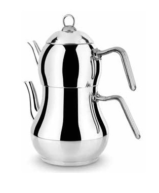 İlda%20Silver%20Aşiret%20Boy%20Çelik%20Çaydanlık%20Seti%20Hacim:%202.00%20Lt.%20/%204.00%20Lt.